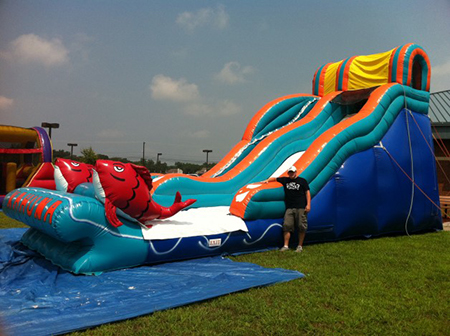 indy water slide inflatable